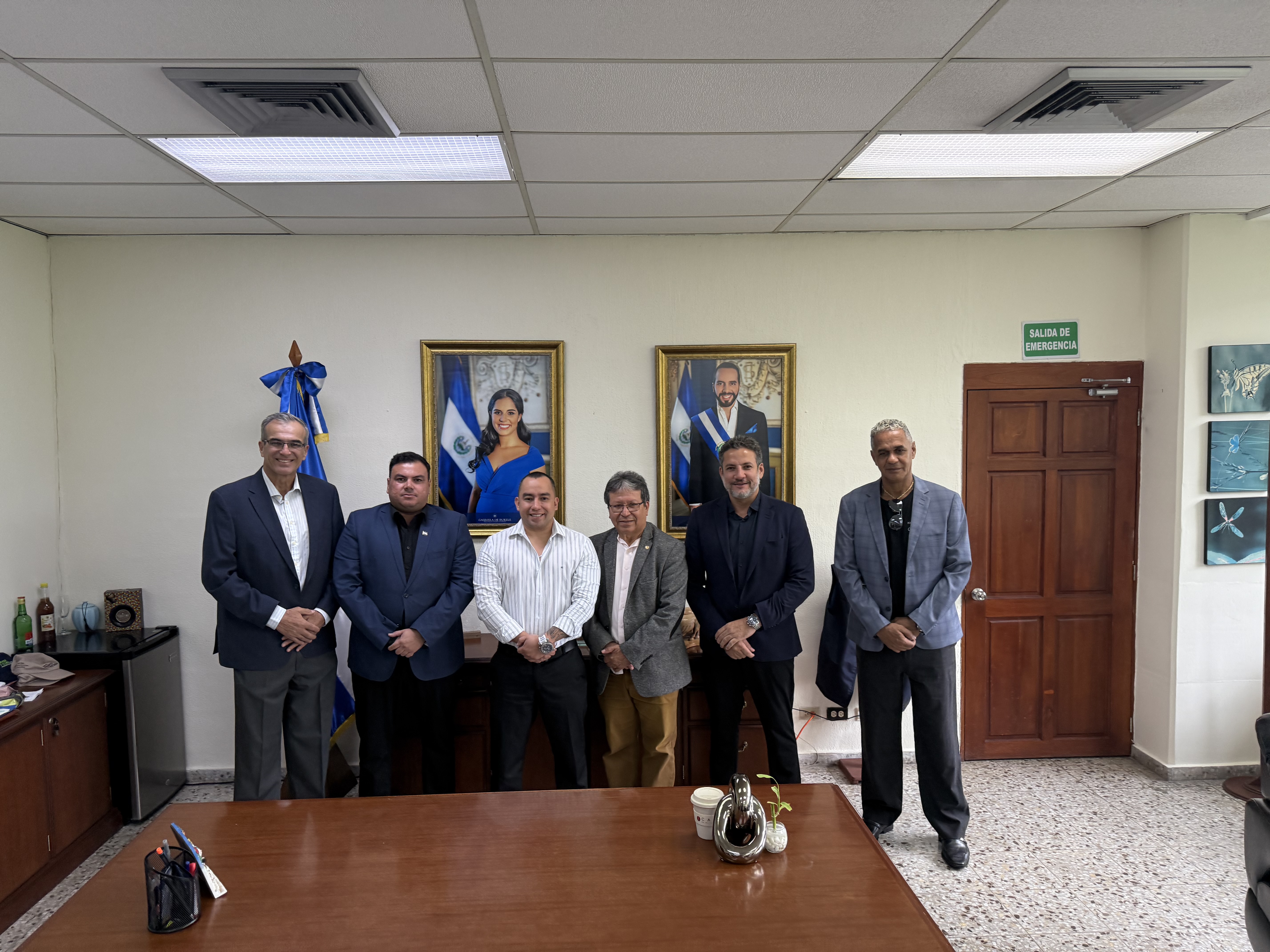 Meeting at government office